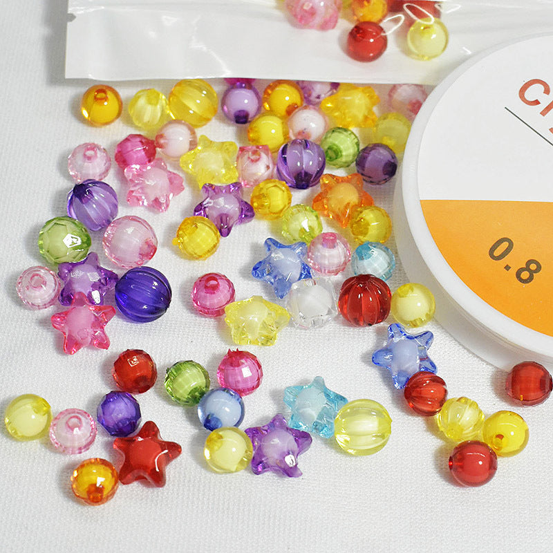 Wholesale 8-10mm Mixed Color Mixed Color Acrylic Beads Medium Beads